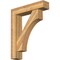 Ekena Millwork Westlake Block Rough Sawn Bracket w/ Offset Brace, Western Red Cedar, 8"W x 36"D x 44"H BKT0806X36X44WTL05RWR - alternate 1